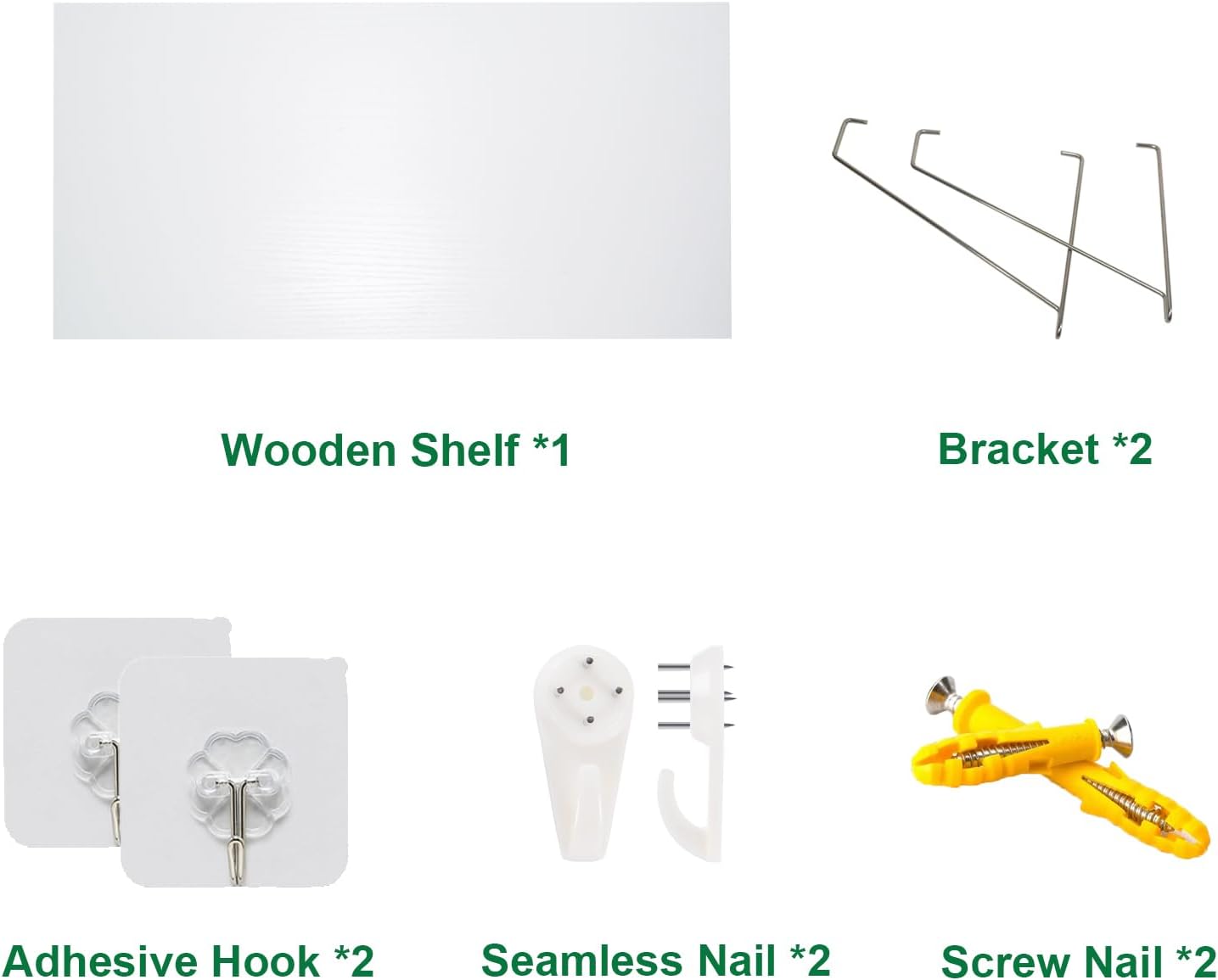 Projector Shelf for Wall, 15.75" x 7.87" Wooden Shelf Holds Up to 33 lb, Perfect for Projector, Xbox, PS5, DVD Player, Under TV Floating Shelf
